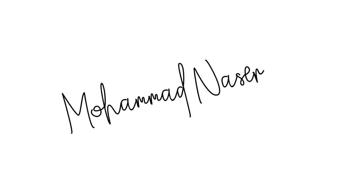 Mohammad Naser name signatures